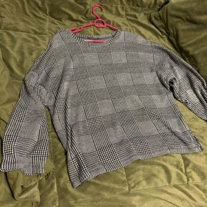 Zara Plaid Sweater